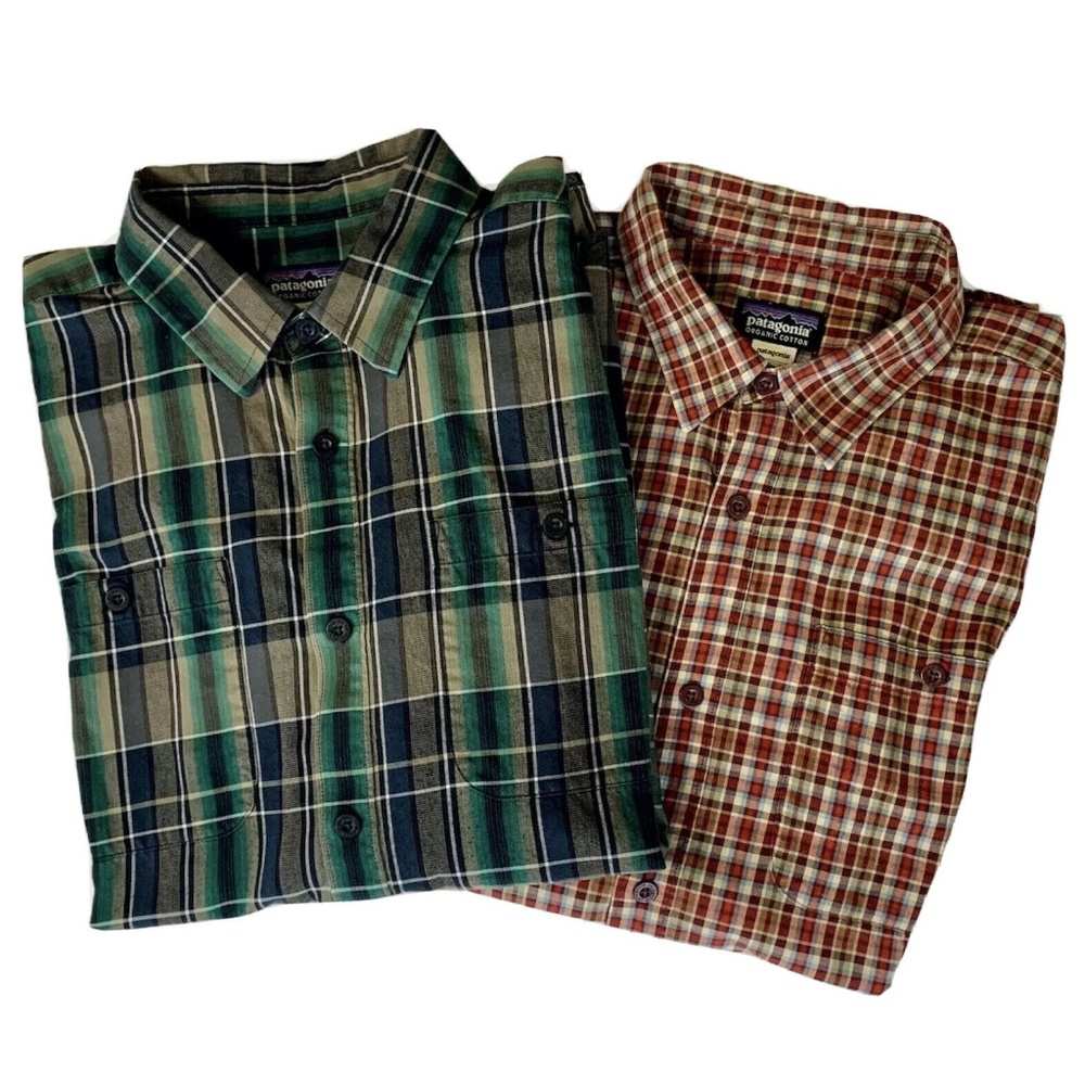Patagonia Button Down Flannel Long Sleeve Bundle